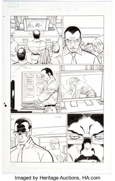 Original Comic Art:Story Page, John Romita Jr. and Klaus Janson Amazing Spider-Man #588 Story Page 22 Original Art (Marvel,...