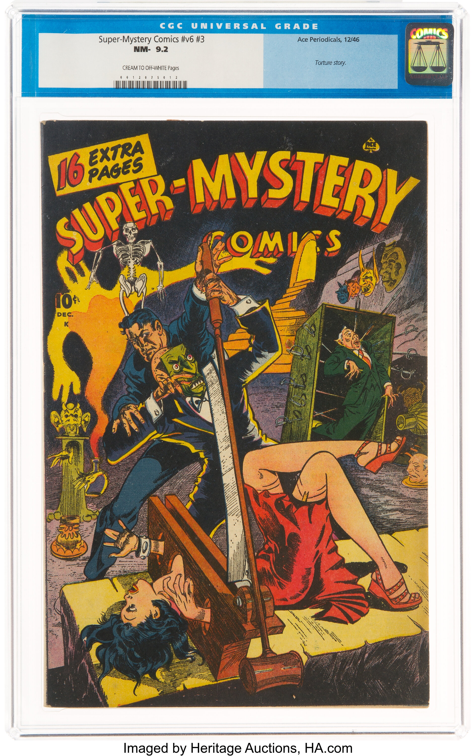 liefdadigheid Gezond Menda City Super-Mystery Comics V6#3 (Ace, 1946) CGC NM- 9.2 Cream to | Lot #94073 |  Heritage Auctions