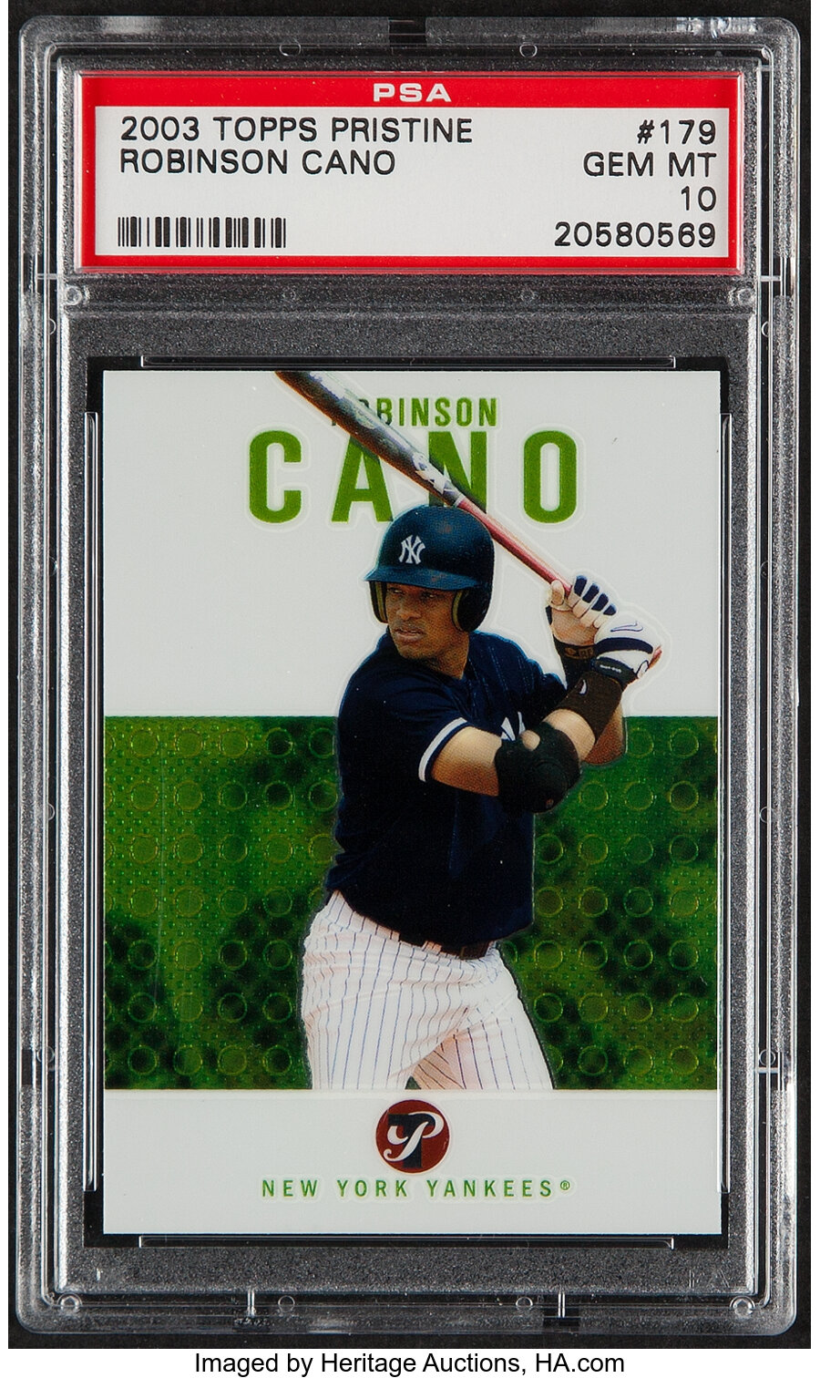 2003 Topps Pristine Robinson Cano #179 PSA Gem Mint 10