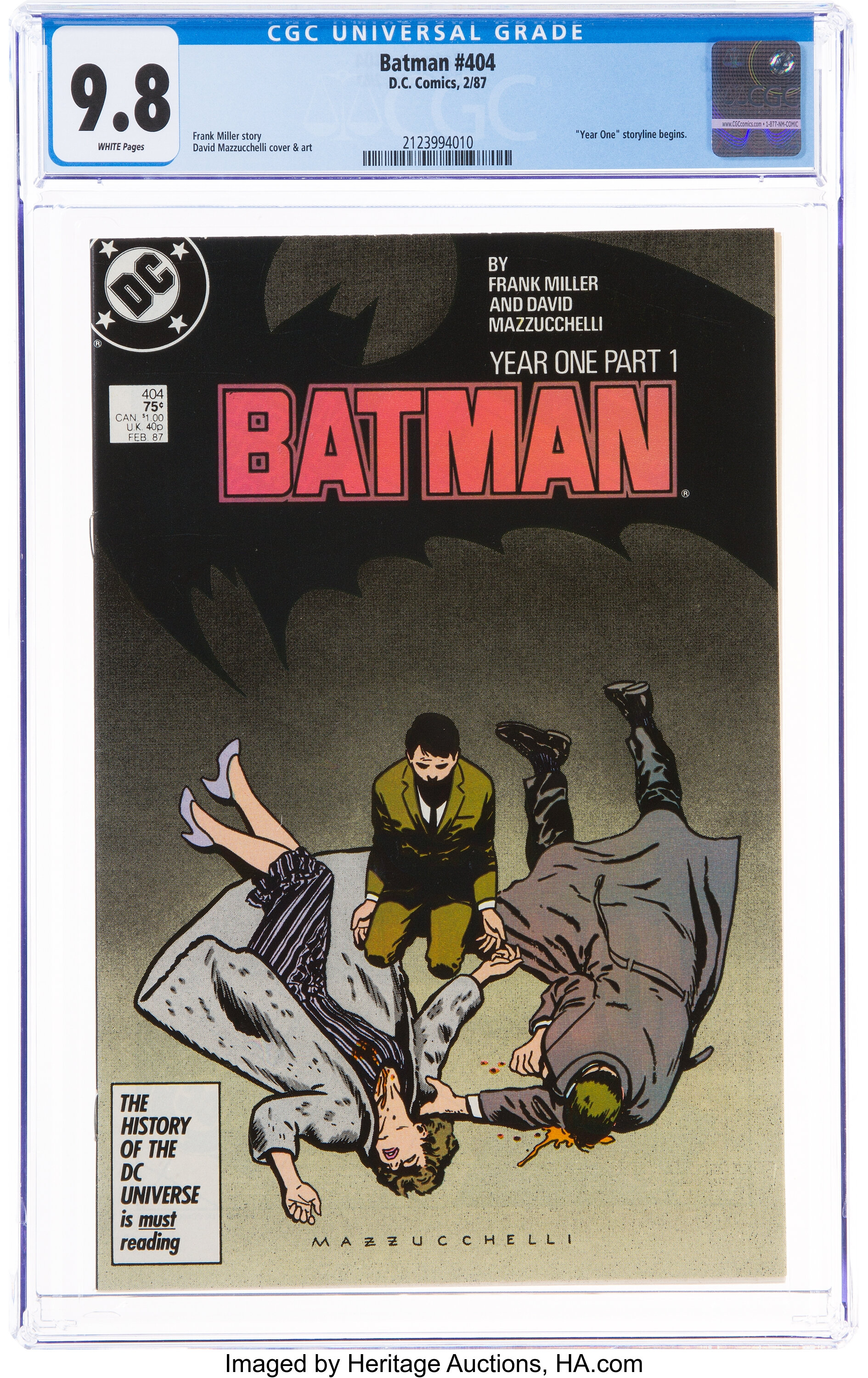 Batman #404 (DC, 1987) CGC NM/MT  White pages.... Modern Age | Lot  #15123 | Heritage Auctions