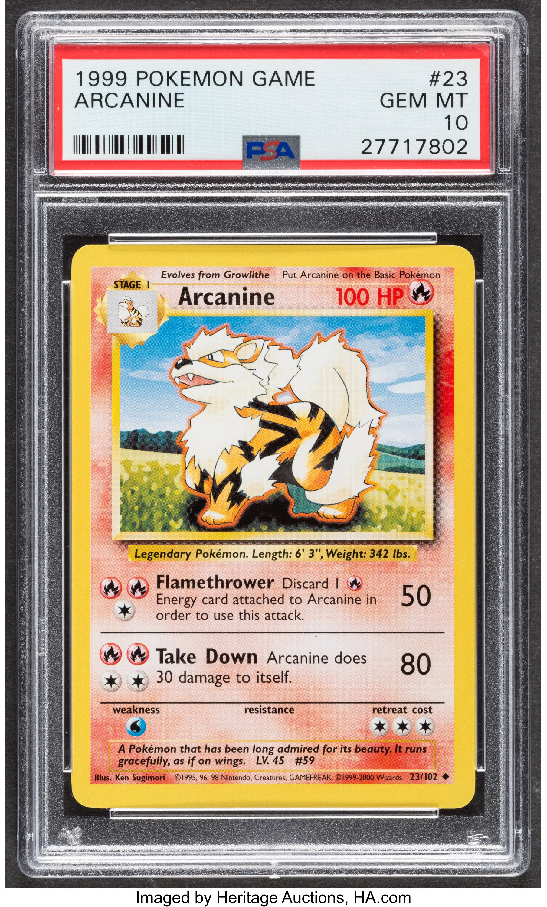 legendary pokemon arcanine