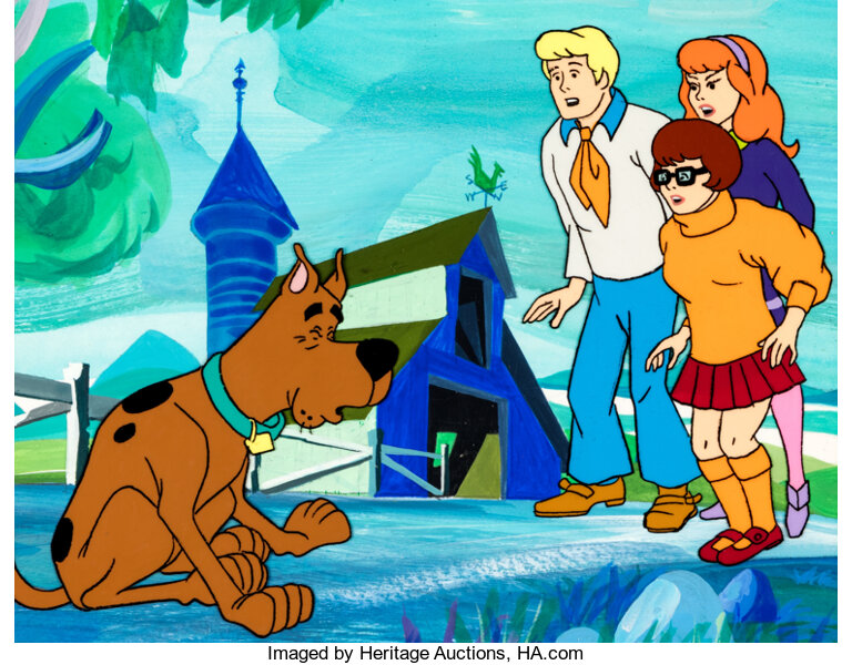 Cartoon Network - Daphne, Velma, Scooby, Fred and Shaggy SCOOBY-DOO and all  related characters and elements are trademarks of and © Hanna-Barbera.  CARTOON NETWORK and the logo are trademarks of and ©