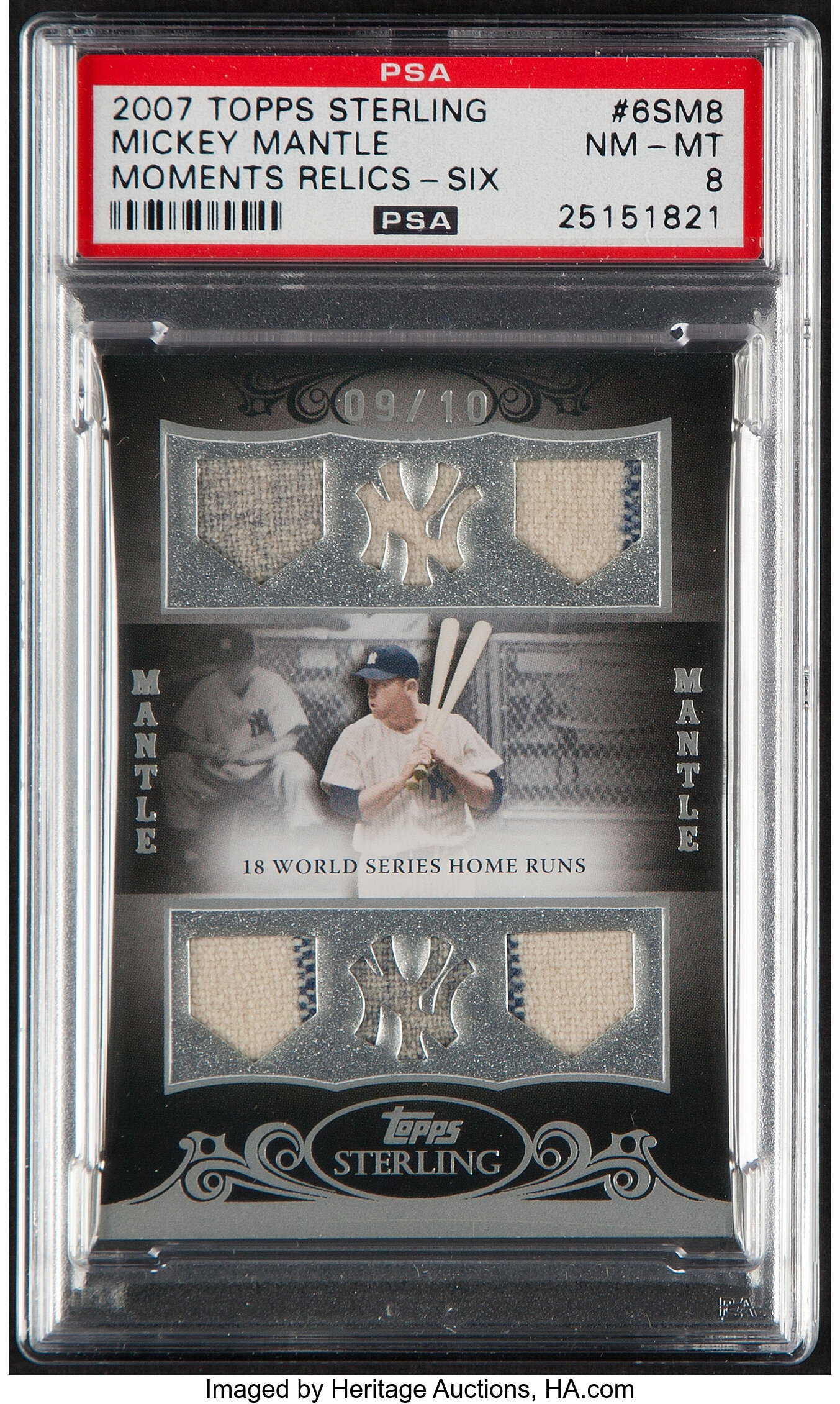  2008 Bowman Sterling Baseball #BS-MM Mickey Mantle