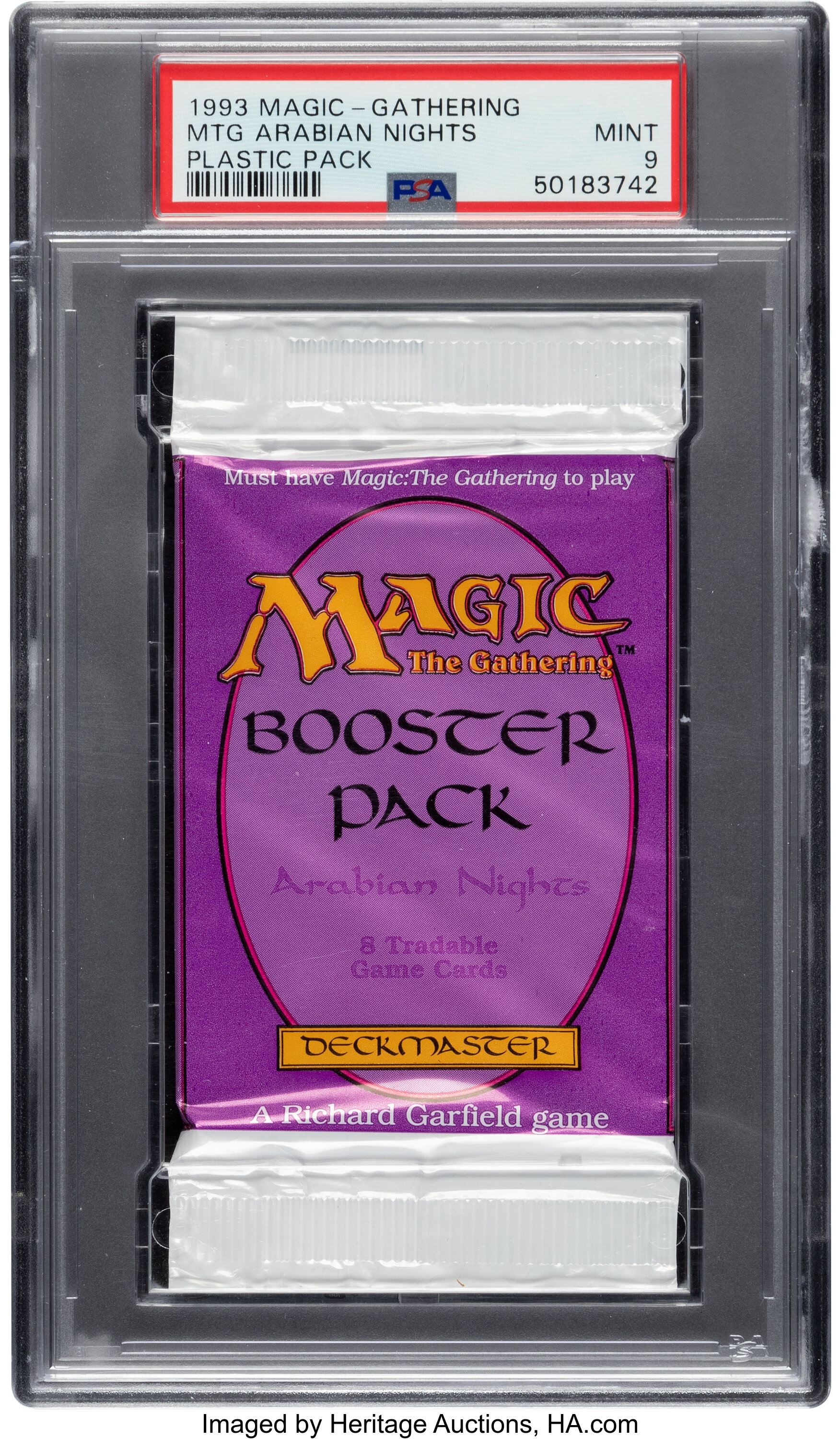 Magic The Gathering Arabian Nights Set Sealed Booster Pack Lot Heritage Auctions