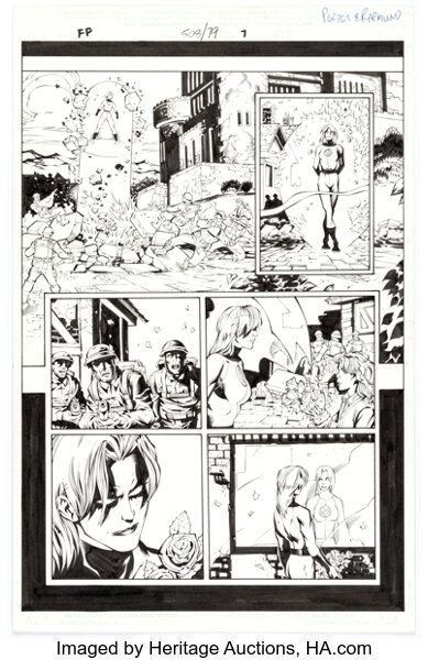 Original Comic Art:Story Page, Howard Porter and Norman Rapmund Fantastic Four #508/79 Story Page 7 Original Art (Marvel, 2...