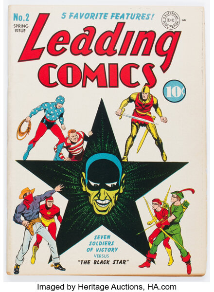 Leading Comics 2 Dc 1942 Condition Fn Golden Age Lot Heritage Auctions