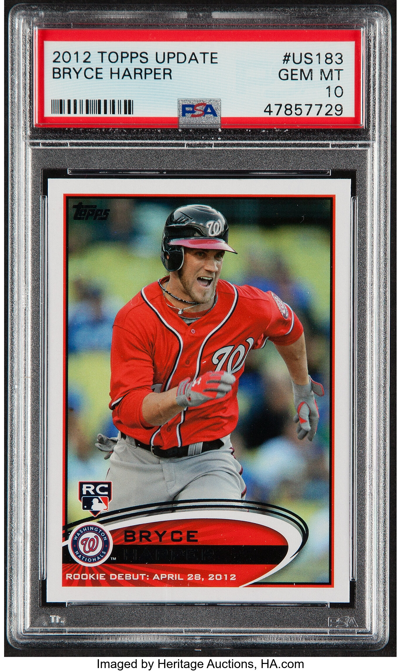 2012 Bowman Chrome Refractor Bryce Harper Rookie Card