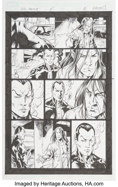 Original Comic Art:Story Page, Phil Briones and Scott Hanna Sub-Mariner #5 Story Page 13 Original Art (Marvel, 2008).