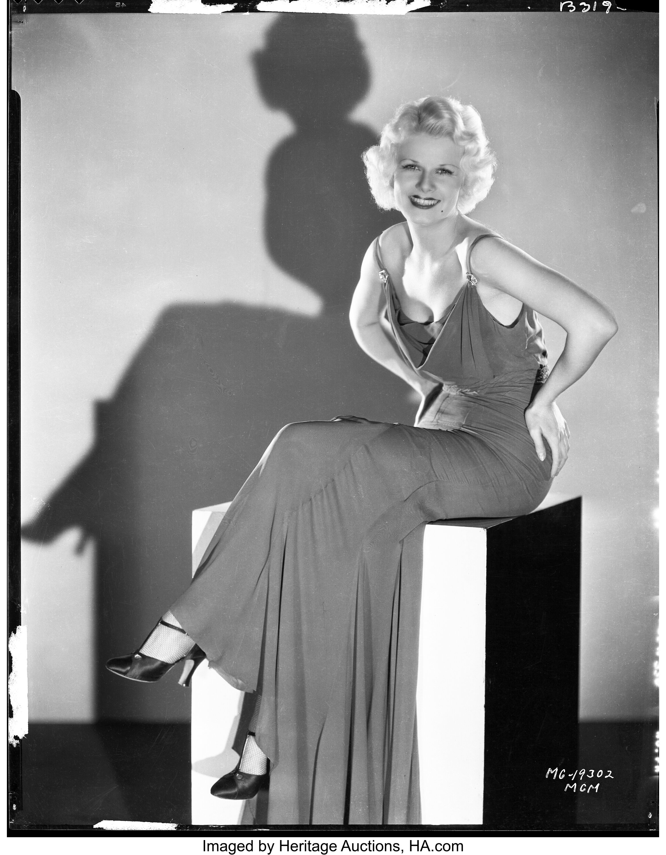 Collection of (36) Jean Harlow 8 x 10 original camera negatives ...