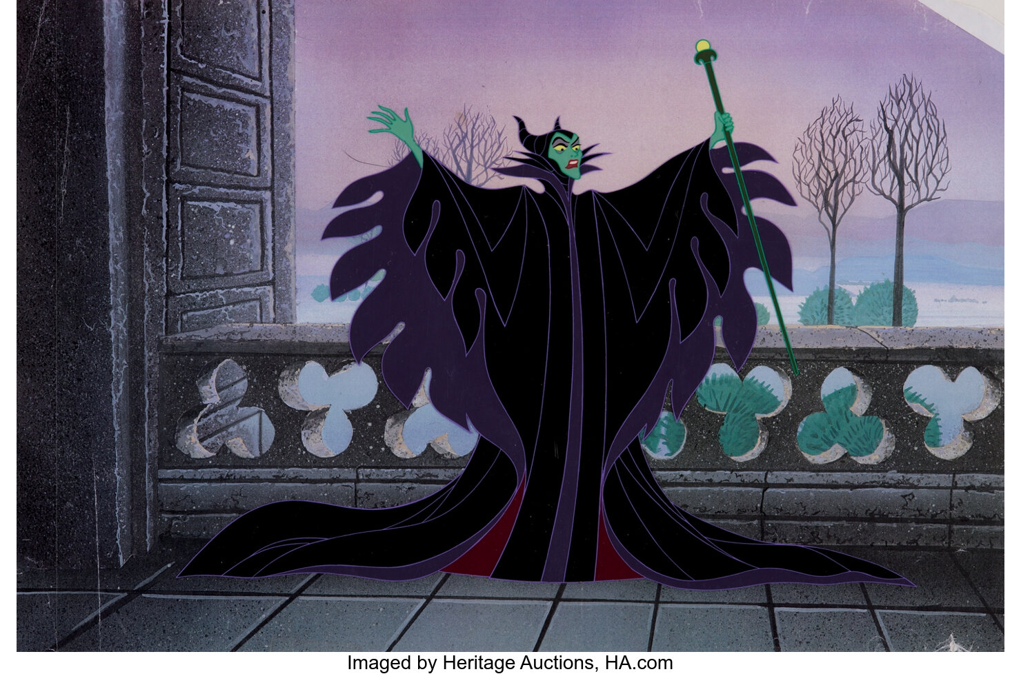 Sleeping Beauty Maleficent Color Model Cel (Walt Disney, c. 1959/, Lot  #99692