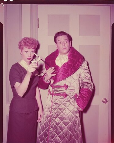 lucille ball and desi arnaz in color