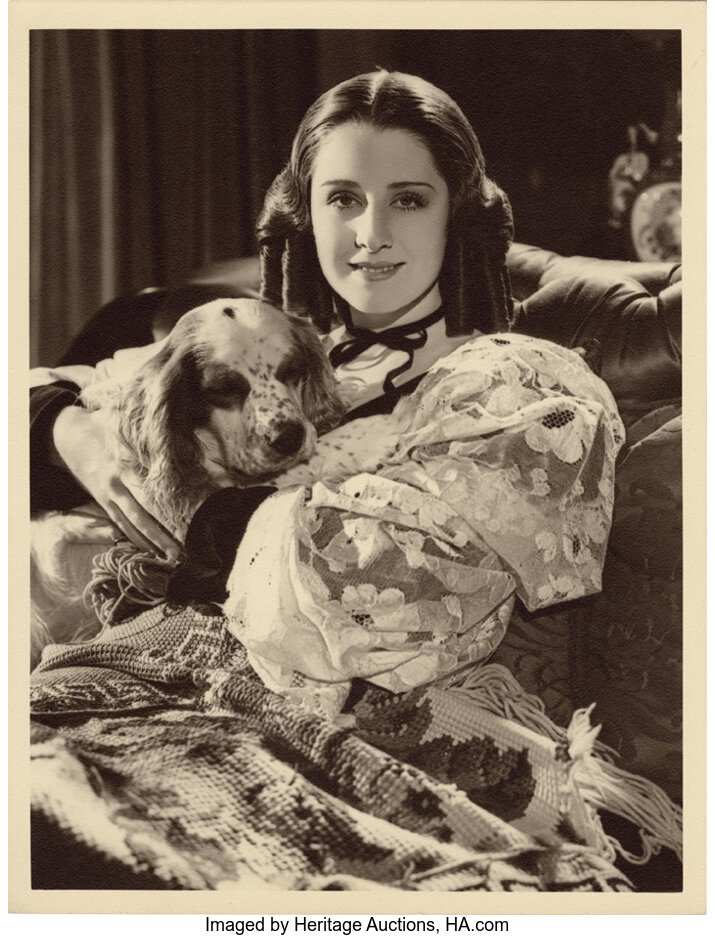 Oversize custom portrait of Norma Shearer from The Barretts of | Lot ...