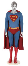 Superman costume worn by Christopher Reeve