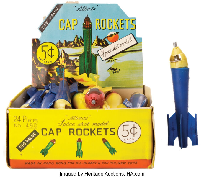 Cap rocket toy online
