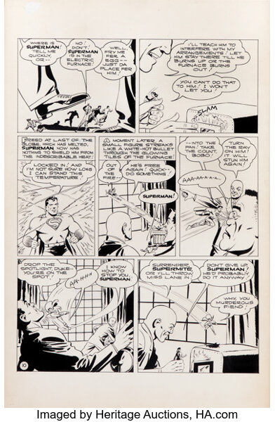 first superman comic strip