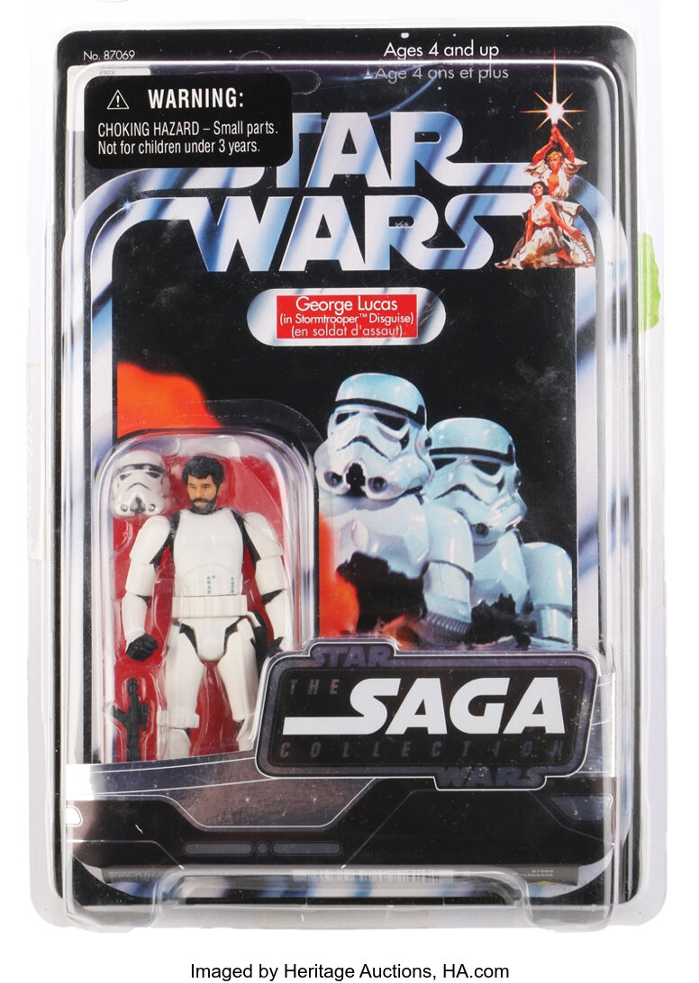 Details about   Star Wars GEORGE LUCAS in Stormtrooper Disguise 3.75" SAGA COLLECTION 2006 