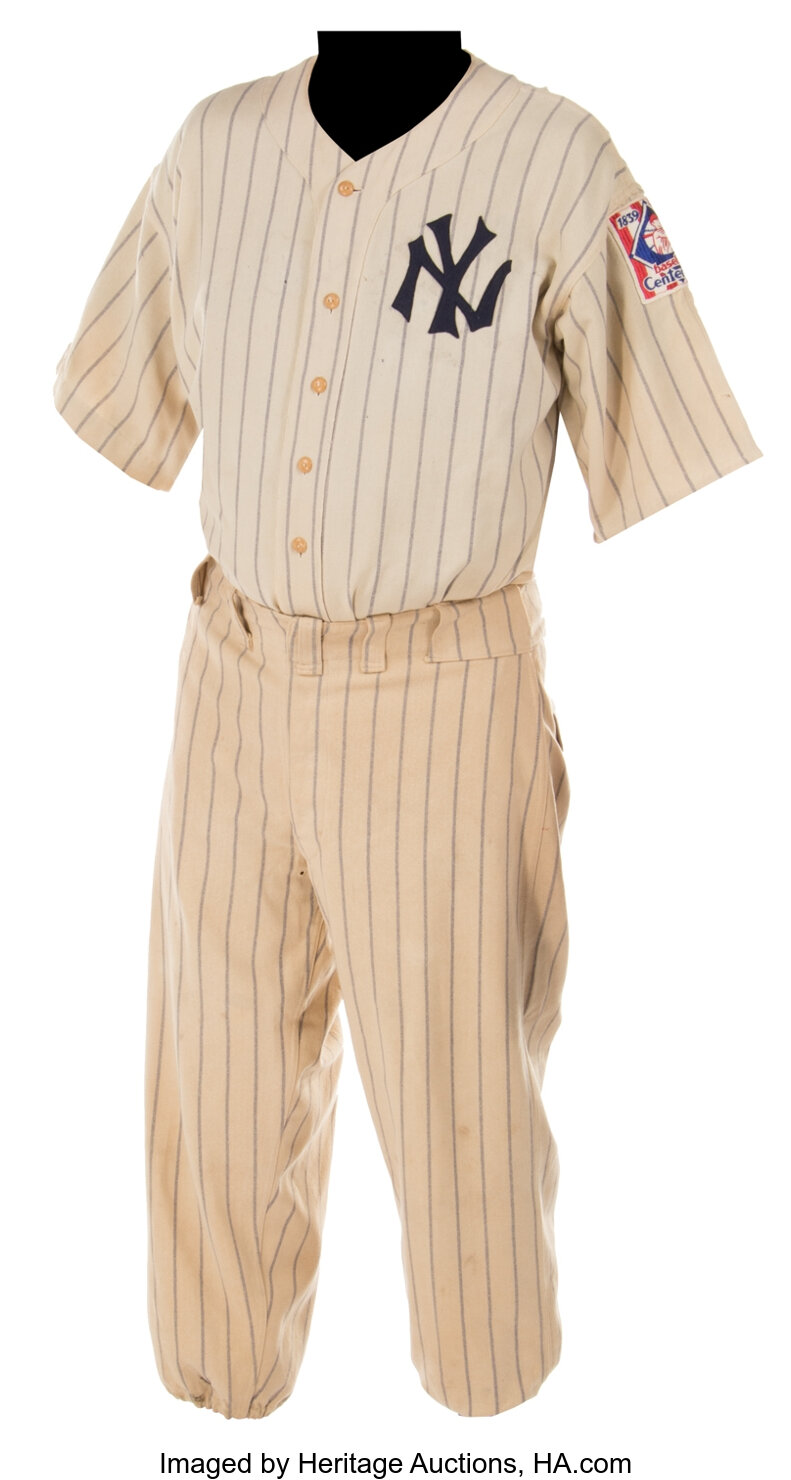 Gary Cooper Lou Gehrig New York Yankees baseball uniform from