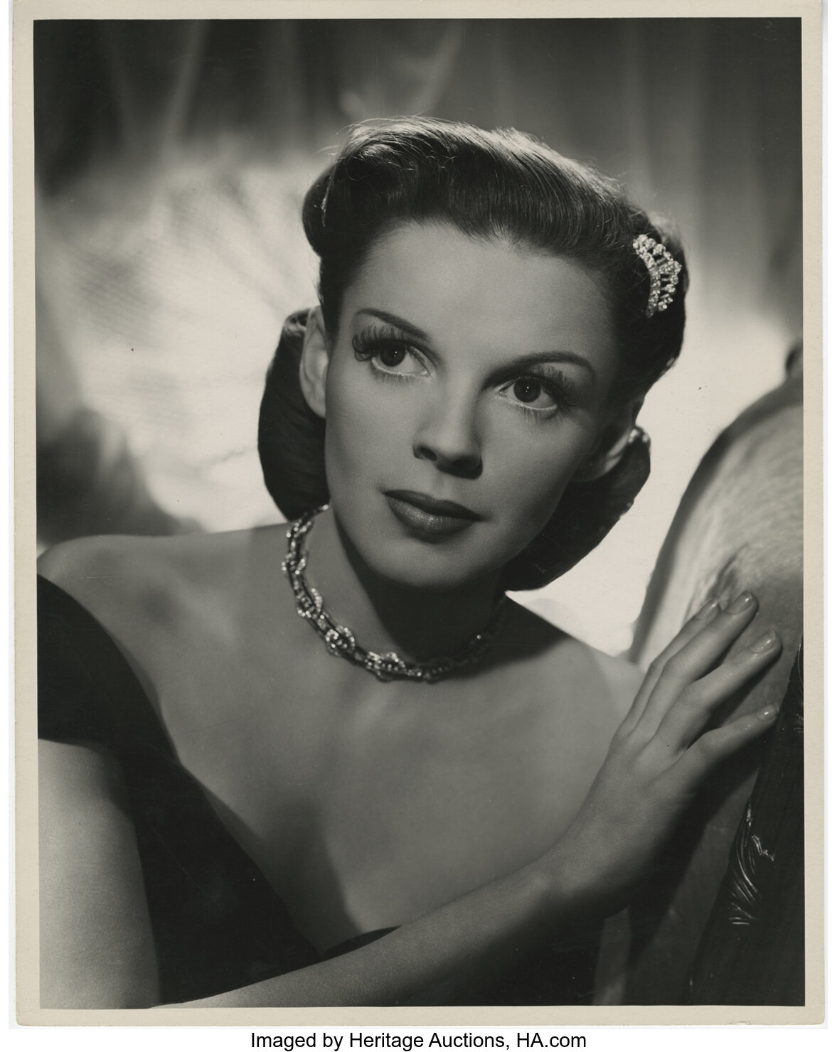 Judy Garland oversize publicity portrait photograph for The Harvey ...