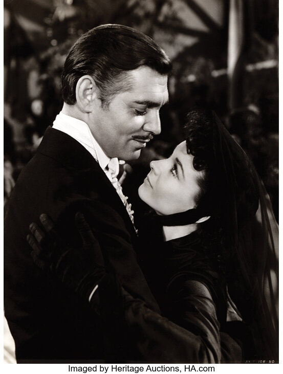 Gone With the Wind oversized vintage roadshow photograph of Clark | Lot ...