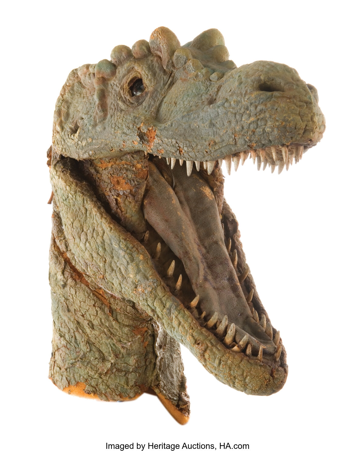 Animatronic dinosaur head from The Land Unknown.... Movie/TV | Lot ...