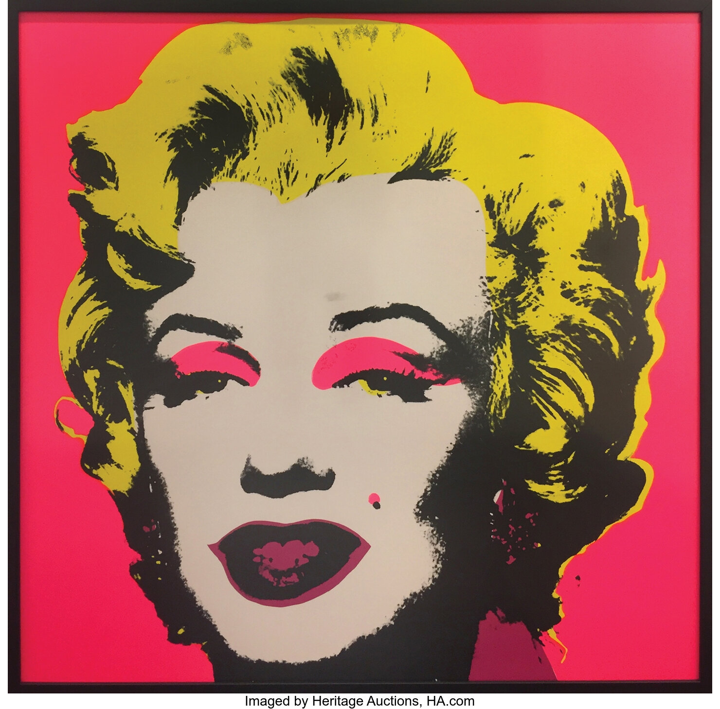 Andy Warhol authorized serigraph of Marilyn Monroe printed by Sunday ...