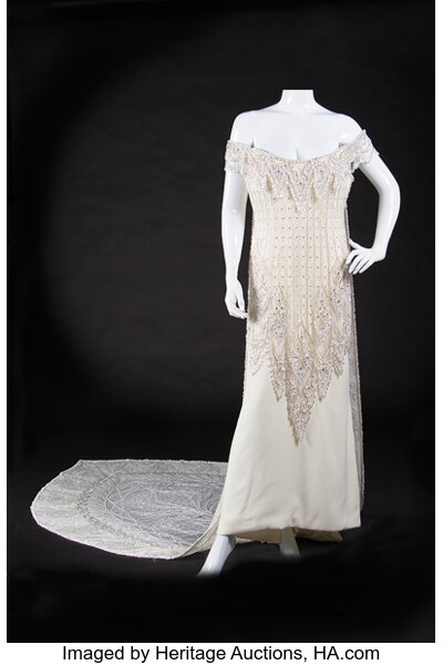 Bob mackie wedding dress hotsell