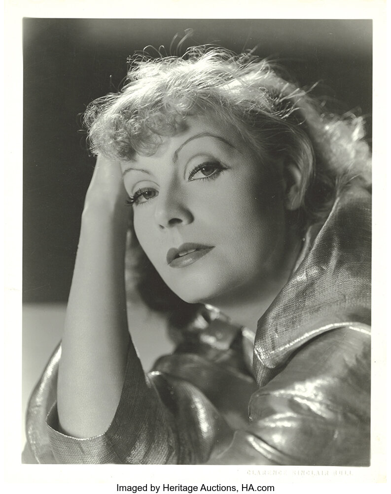 Greta Garbo (3) portrait photographs from Susan Lennox and Conquest ...