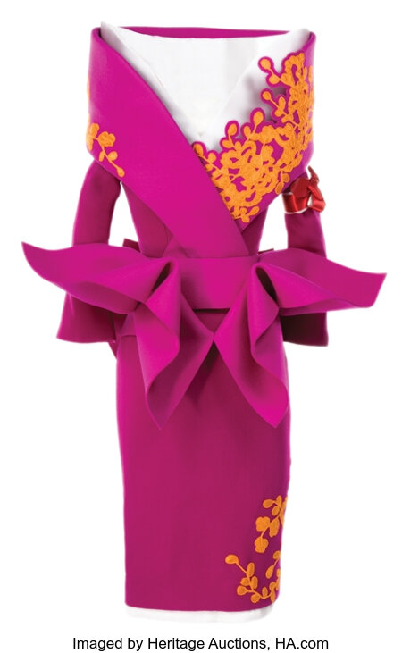 effie trinket purple dress