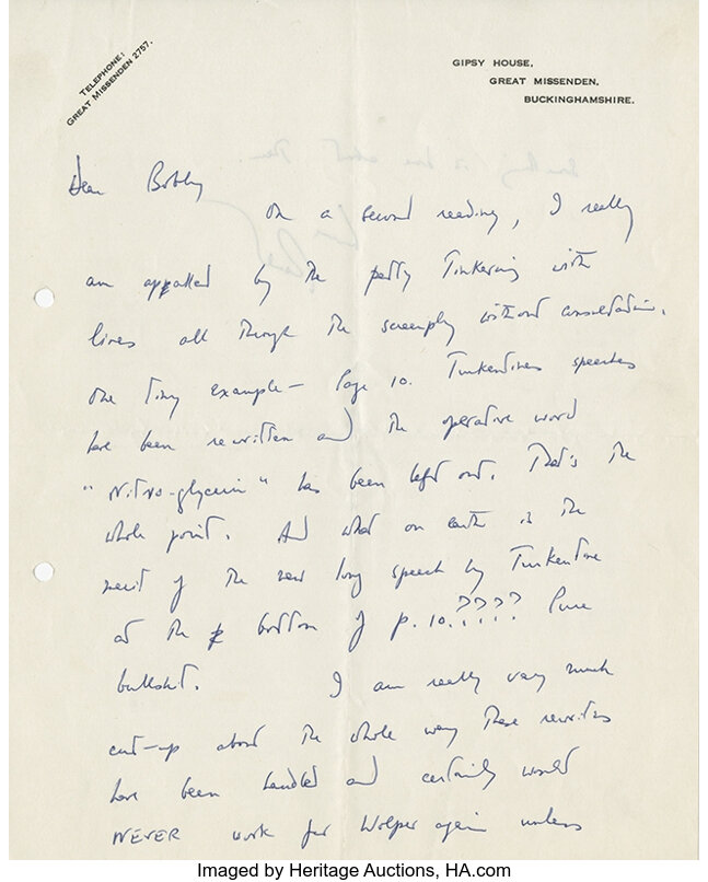 Love letter from Dahl