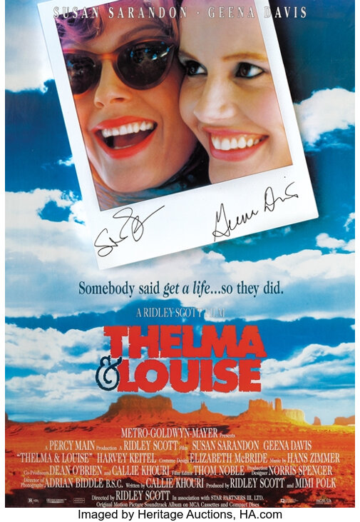 SUSAN SARADON & GEENA DAVIS “Thelma and Louise” Time Magazine Signed 1