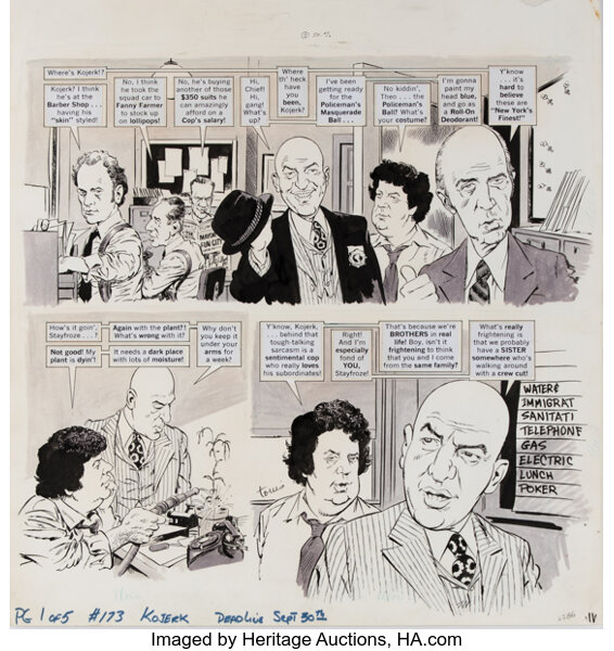 Angelo Torres original artwork for MAD Magazine #173