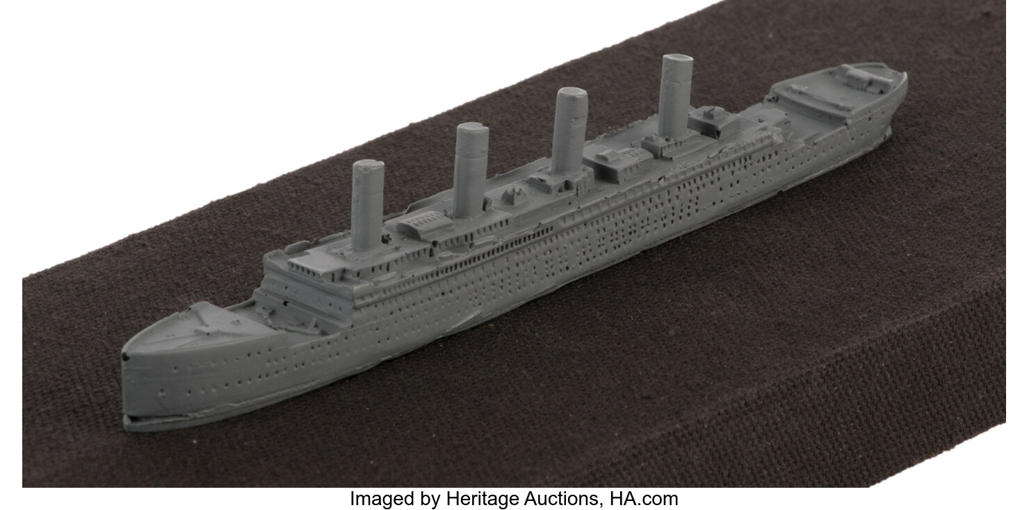 Original FX model miniature Titanic ocean liner from Titanic.... | Lot  #2456 | Heritage Auctions