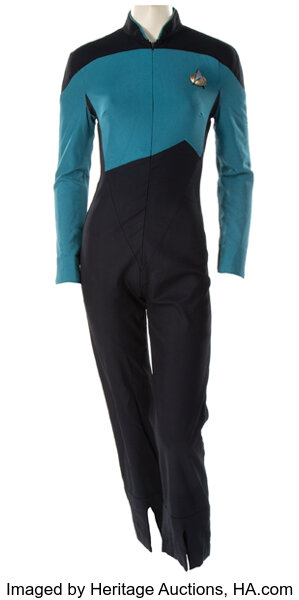 Female Blue Starfleet Uniform From Star Trek The Next Lot 2572 Heritage Auctions