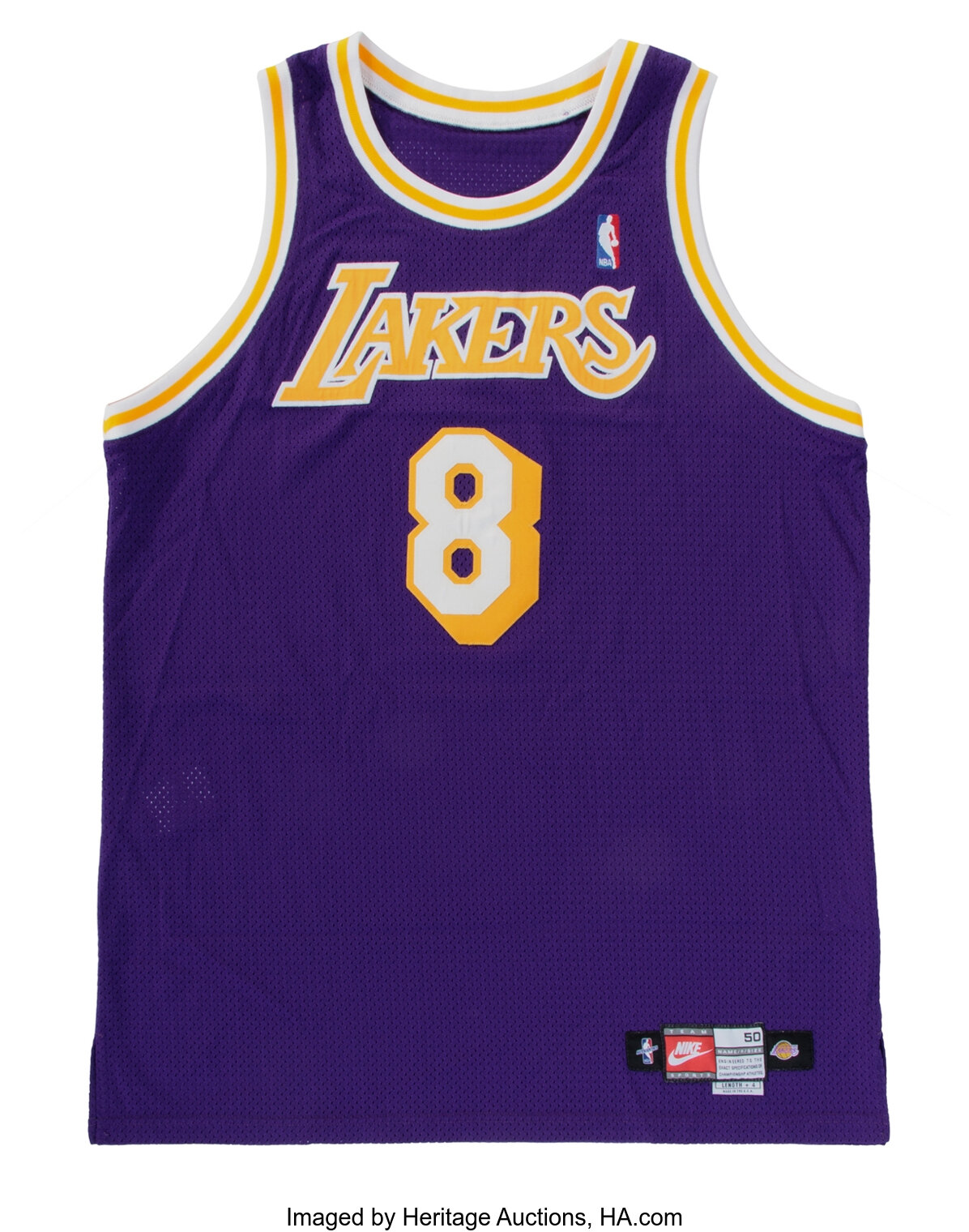 Kobe Bryant NBA Breakout Season Lakers Jersey to Be Auctioned Off