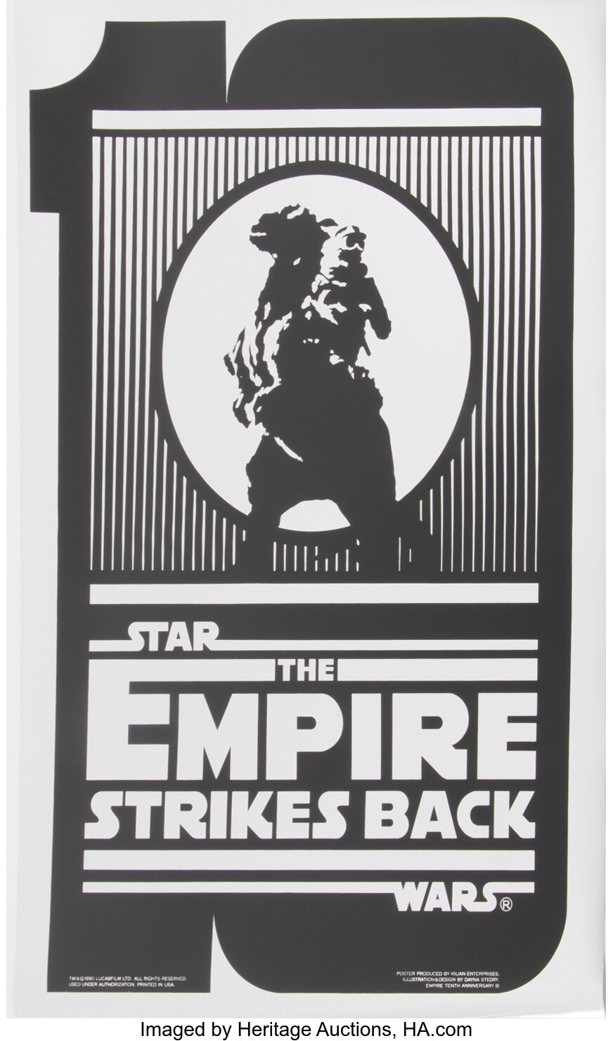 Proberen leraar Vervormen Star Wars franchise (5) Kilian mylar 1-sheet posters for the | Lot #2185 |  Heritage Auctions