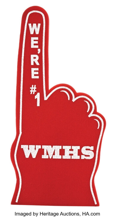 Collection of (20) WMHS sporting event foam hands. ... Movie/TV | Lot ...