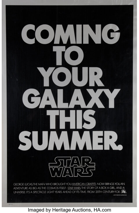 Star Wars Movie Poster 1977 1 Sheet (27x41)