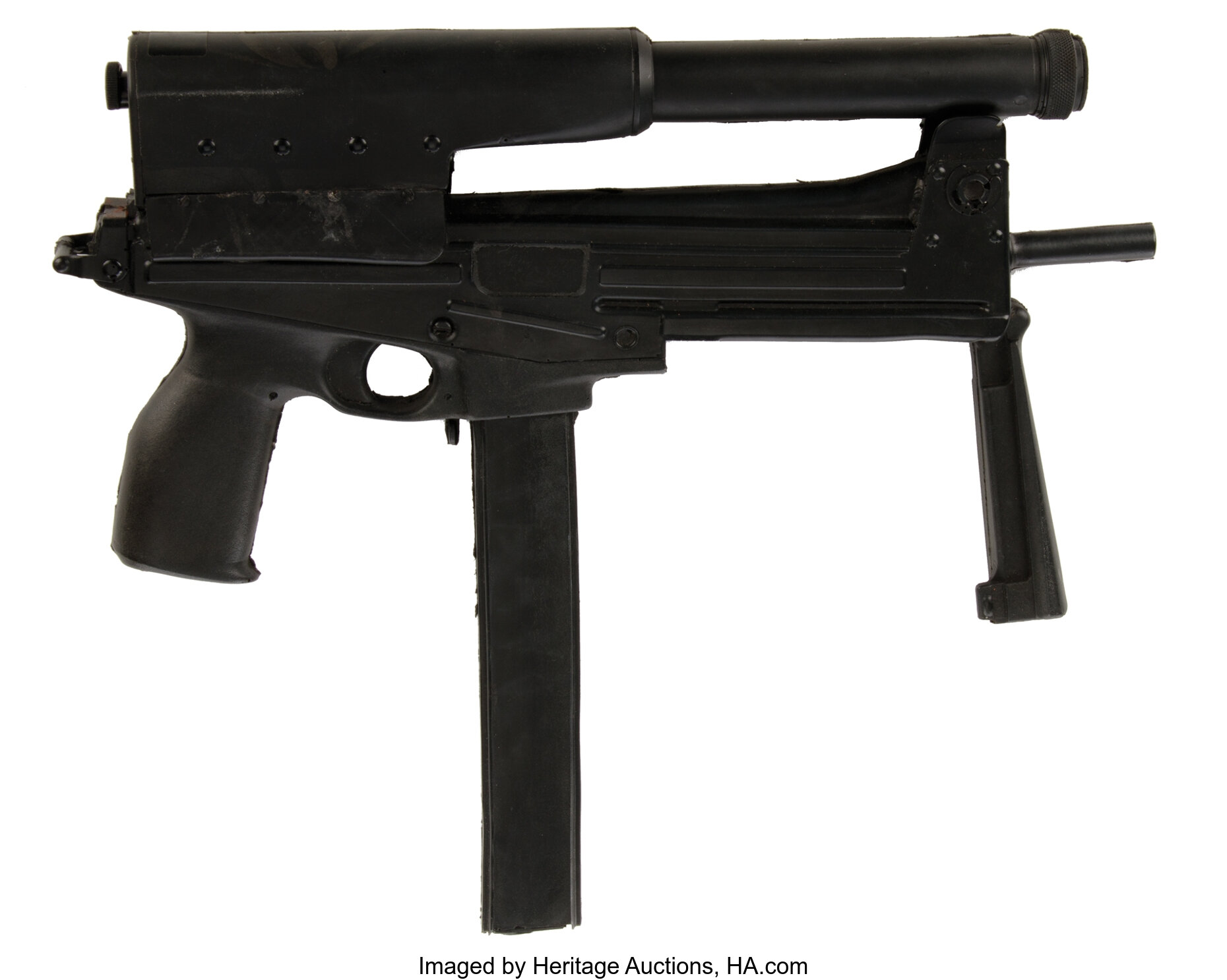 Sylvester Stallone Marion Cobretti Stunt Machine Gun From Lot 1495 Heritage Auctions