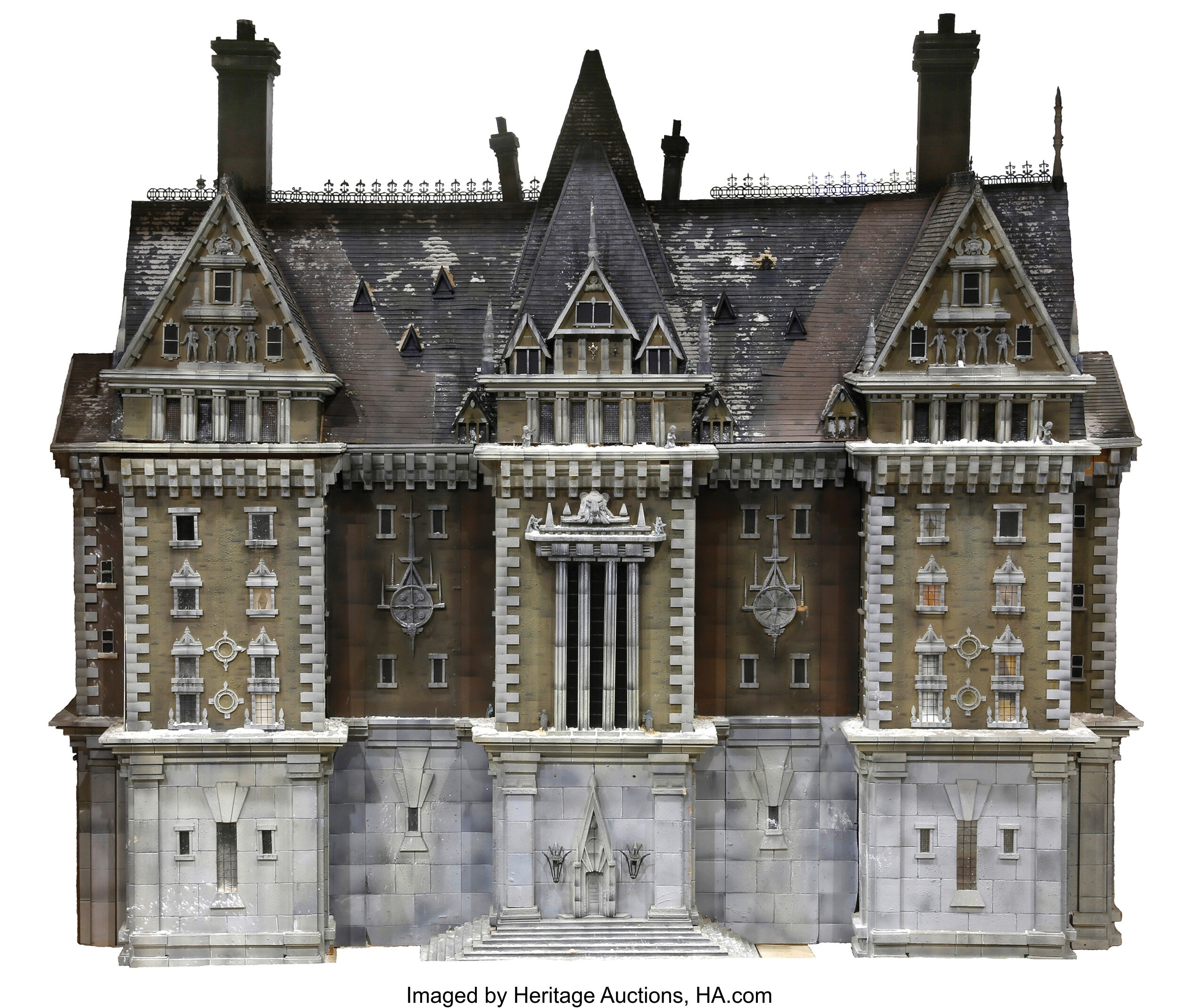 Good Looking wayne manor floor plans Batman Returns Wayne Manor Miniature Movie Tv Memorabilia Lot 1726 Heritage Auctions