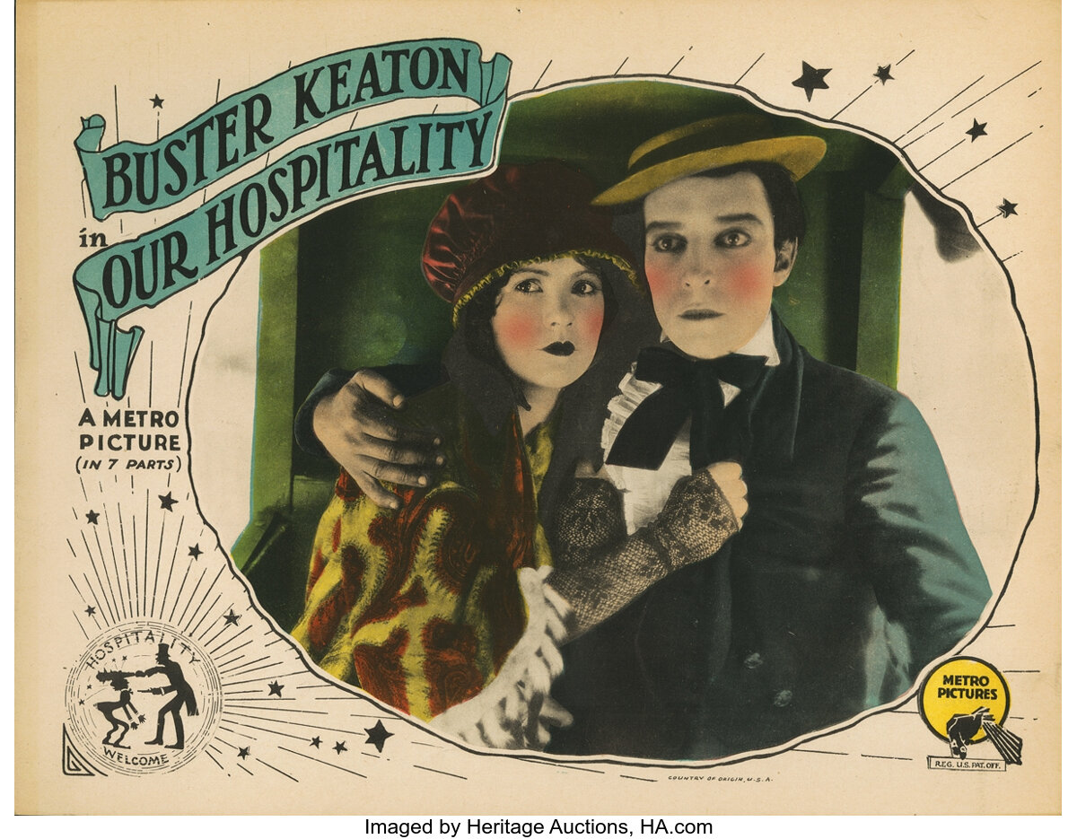 Buster Keaton Lobby Card For Our Hospitality Movie Posters Lot