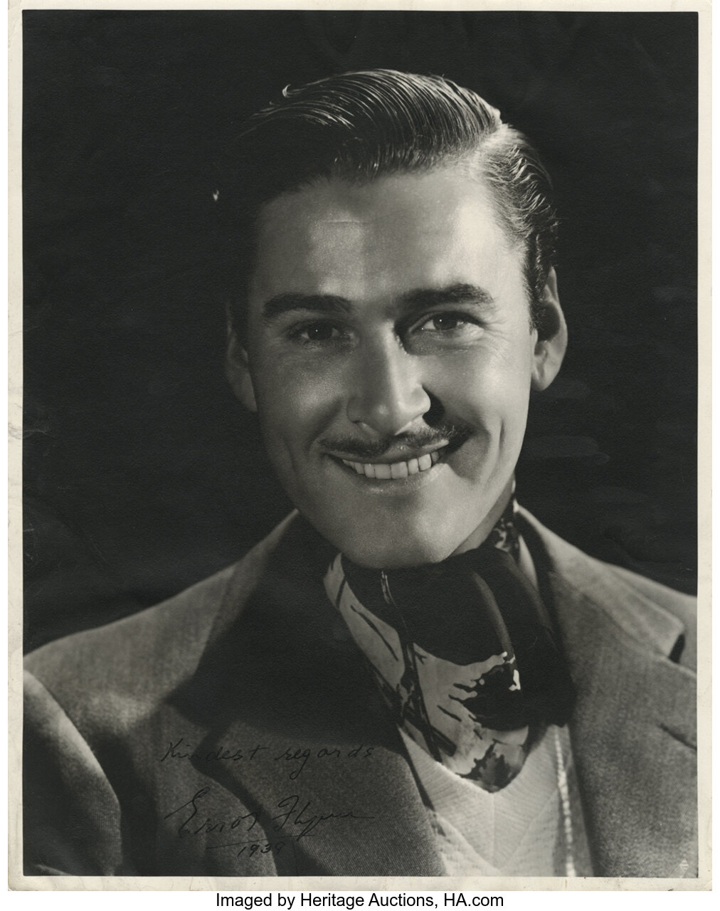 Errol Flynn signed oversize photograph by Hurrell.... Movie/TV | Lot ...