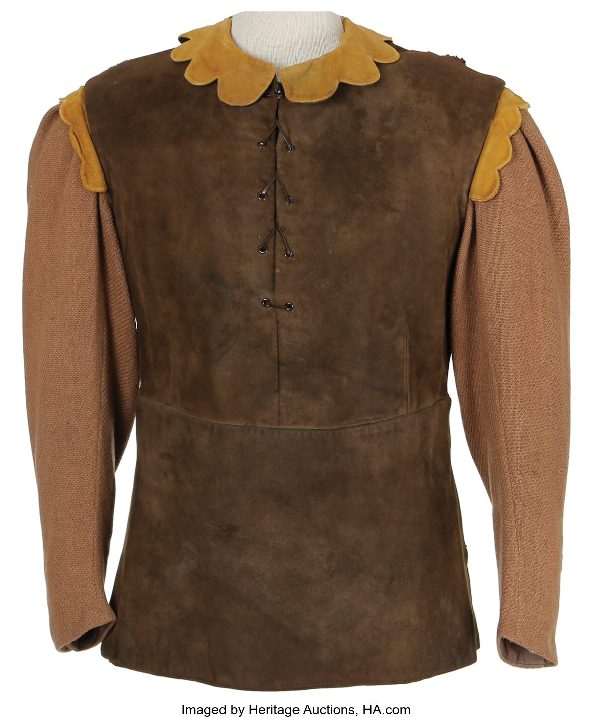 Moe Howard Suede Tunic From Snow White And The Three Stooges Lot 1910 Heritage Auctions