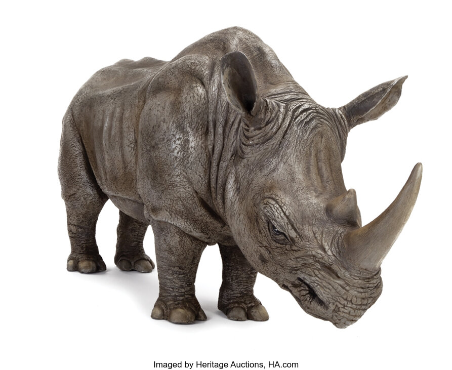 Jumanji Rhinoceros maquette. Movie/TV Memorabilia | Lot #2423