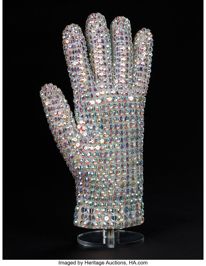 Sold at Auction: Michael Jackson Worn Crystal Swarovski Glove