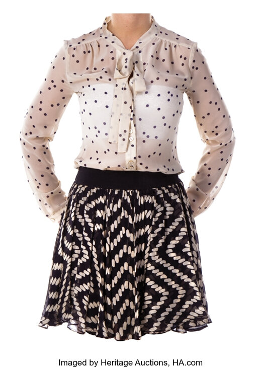 Mia Printed Pullover- Mocha Mousse Polka Dot- Jess Lea