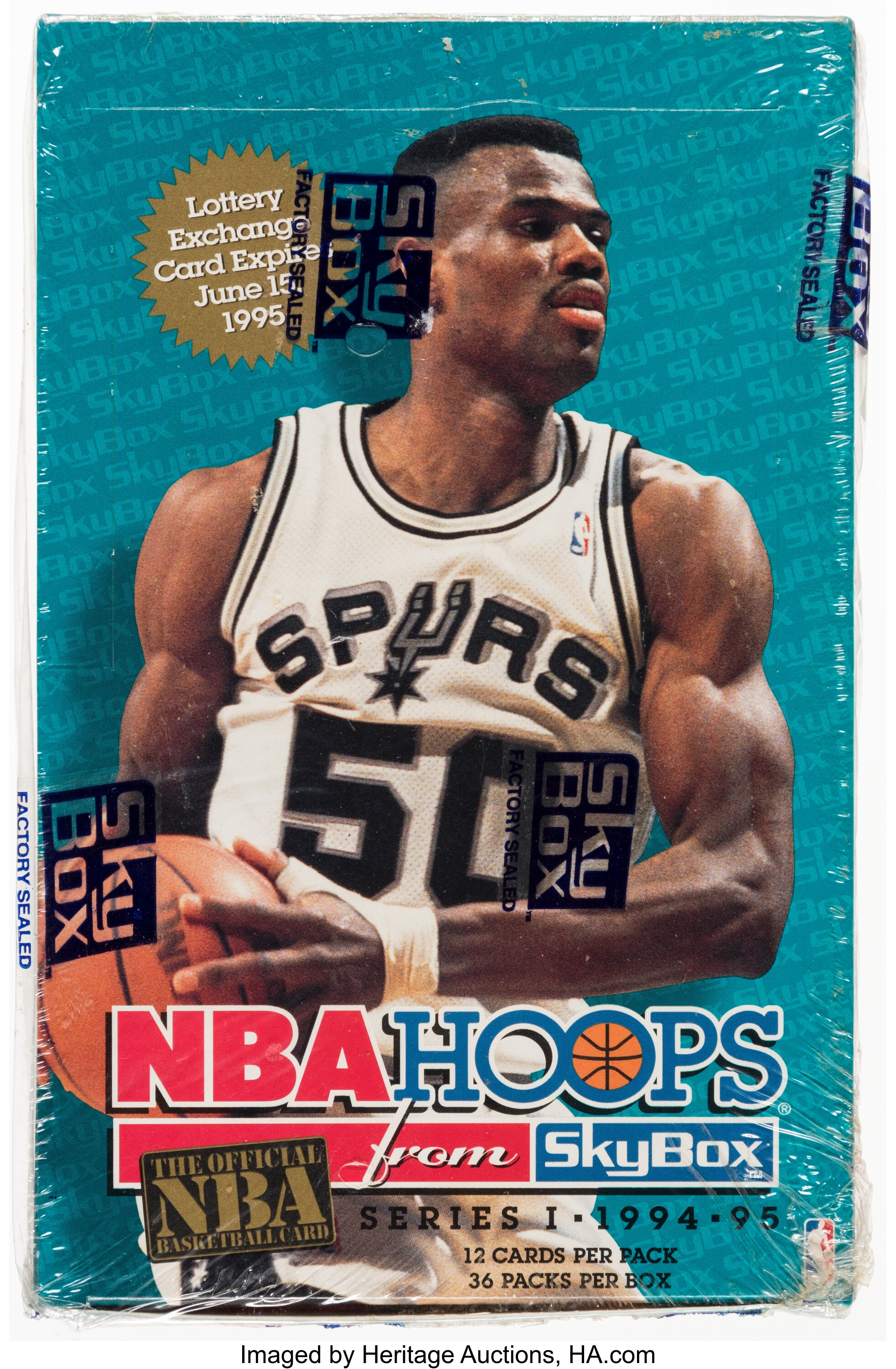 1994 NBA Hoops Basketball Series 1 Box With 36 Unopened Packs