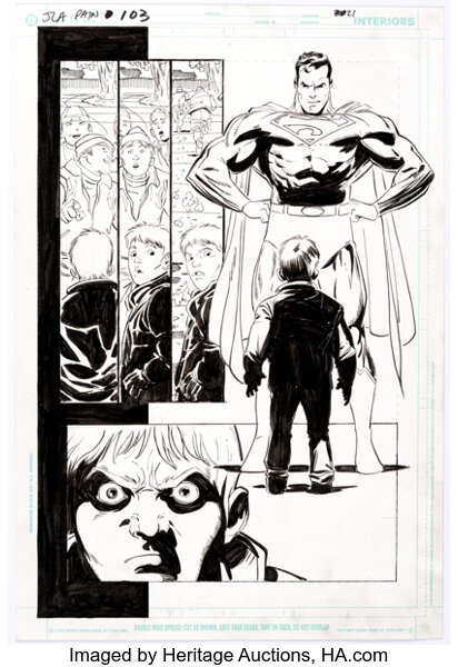 Original Comic Art:Story Page, Ron Garney JLA #103 Story Page 21 Original Art (DC, 2004)....