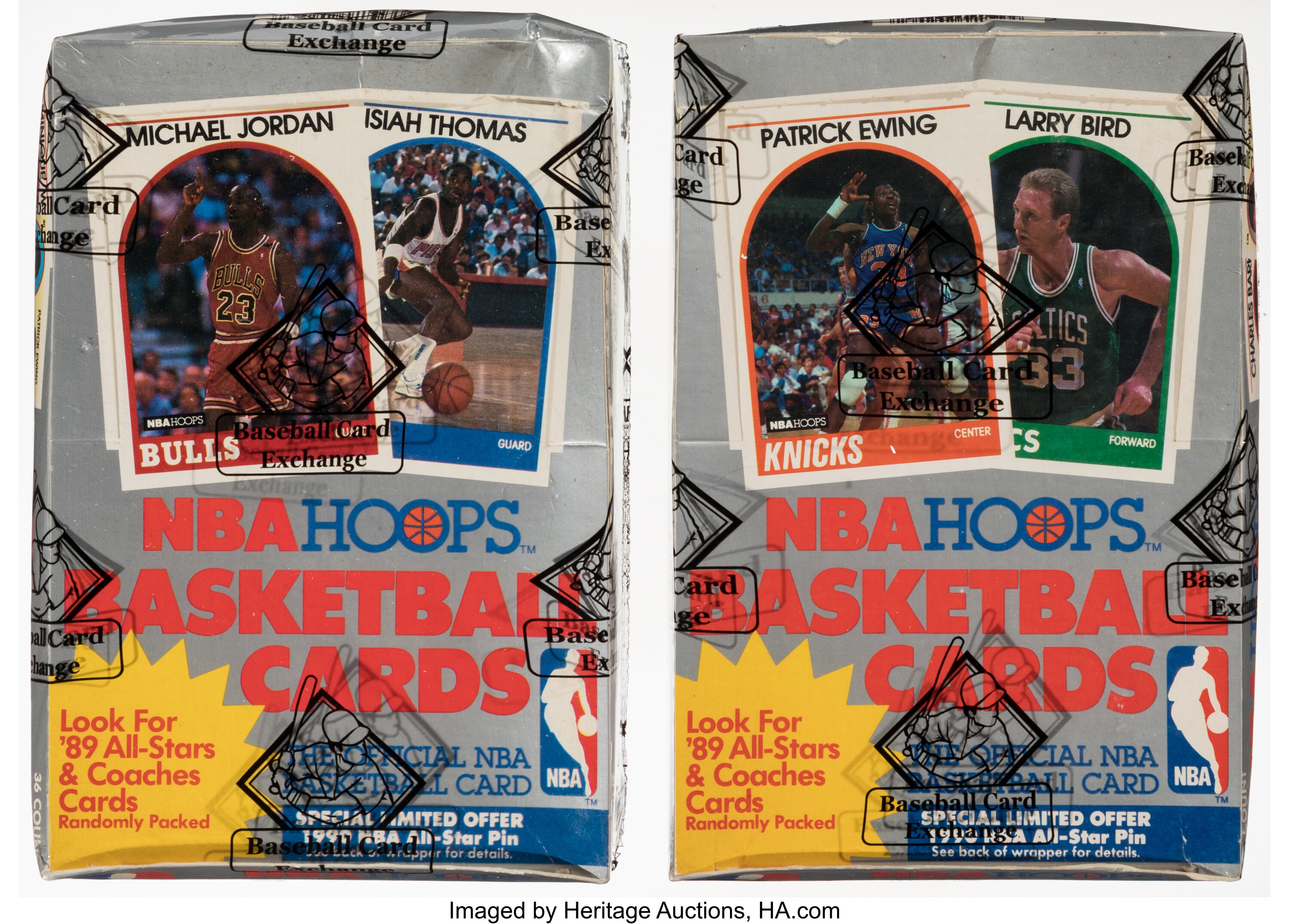 1989-90 NBA Hoops Basketball Checklist, Info, Boxes, Key Cards