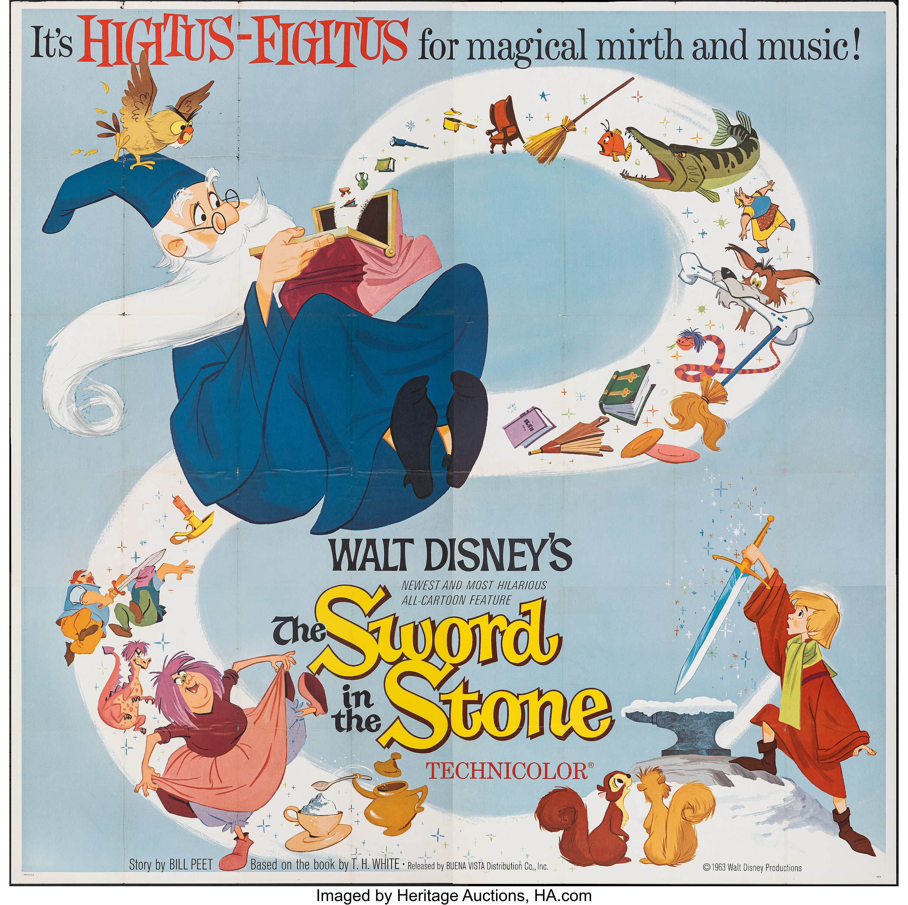 the sword in the stone poster