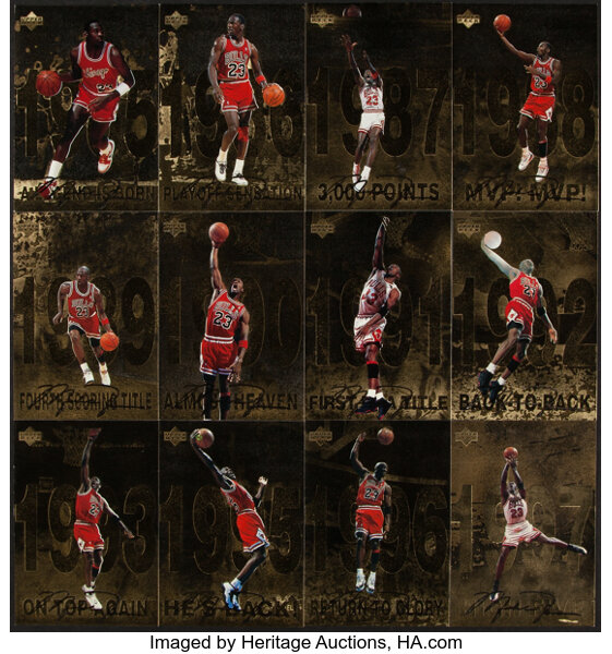 98 Upper Deck Michael Jordan Timeframe number 12 jersey card - Michael  Jordan Cards
